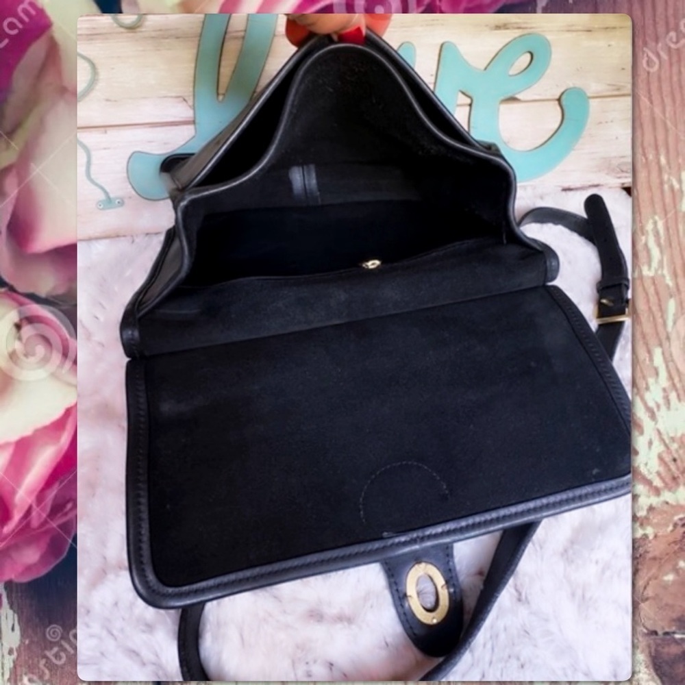 COACH VINTAGE WILLIS BLACK CROSSBODY BAG 9927 - Picture 9 of 14